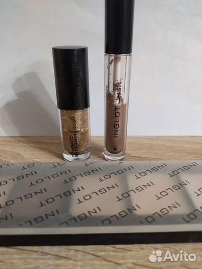 Тени inglot и mac