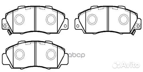 Колодки торм.пер. honda HR-V/CR-V 99- honda HR