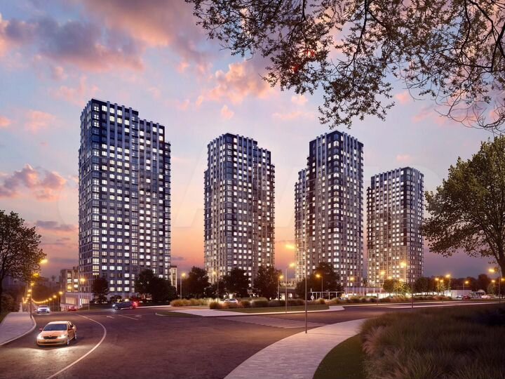 1-к. квартира, 41,9 м², 21/26 эт.