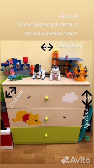 Комод- пеленальный стол