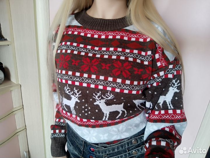 Свитер новогодний