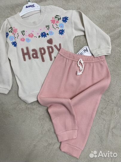 Костюм вафельный Турция 18m(86)