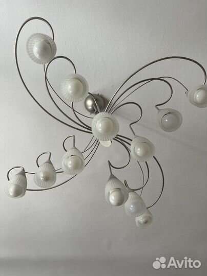 Люстра потолочная бу