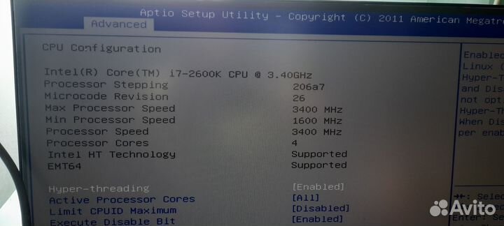 Игровой пк i7 2600k/ 16gb/gt1030