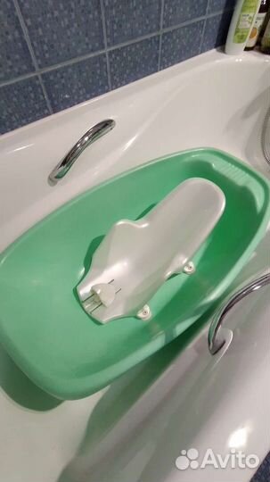 Детская ванночка и горка для купания