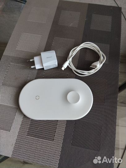 Беспроводная зарядка Baseus iPhone & Apple watch