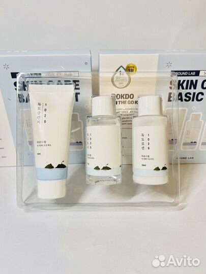 Увлажняющий набор ухода Round Lab 1025 Dokdo