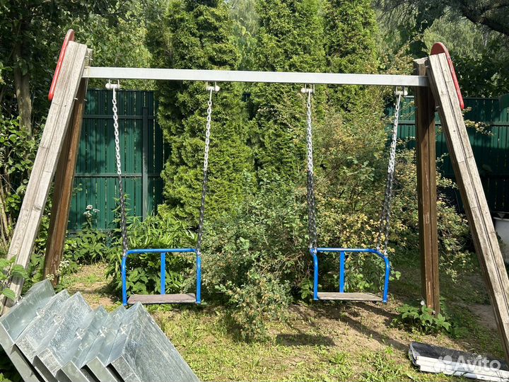 Детские качели дачные