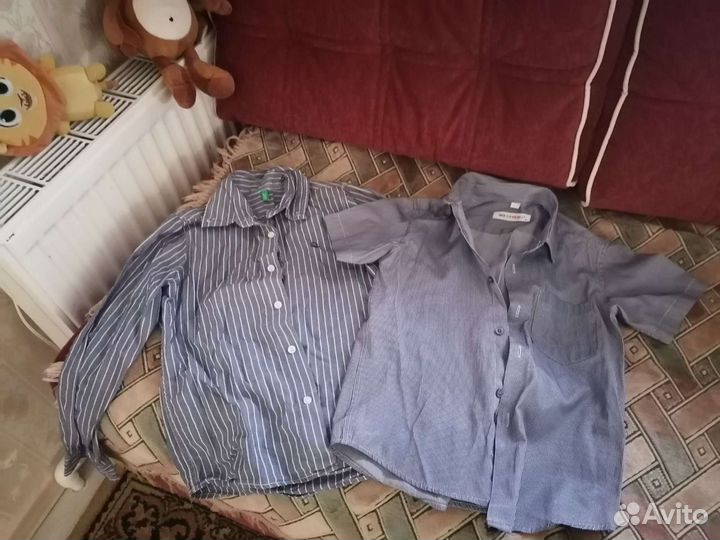 Рубашки на мальчика 128