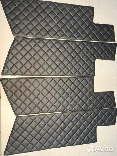 Вставки в двери из экокожи на Приору (4 шт )