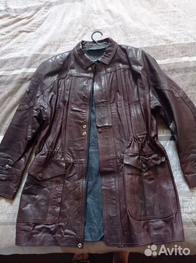 Куртка мужская кожаная 50-52 размерв