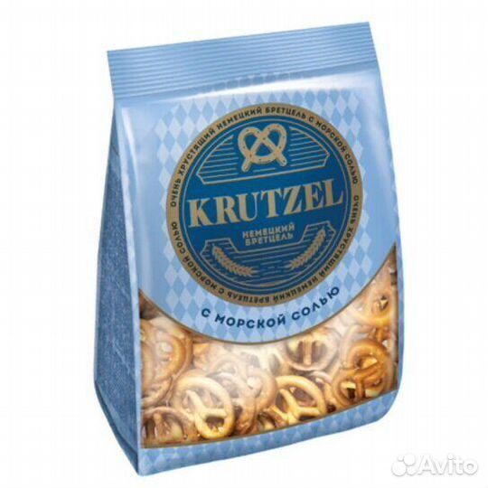 Крендельки Яшкино Krutzel Бретцель с солью 250г