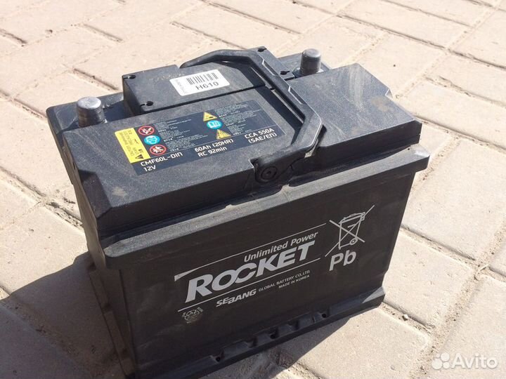 Аккумулятор Rocket 60 ah бу(оригинал от Киа)