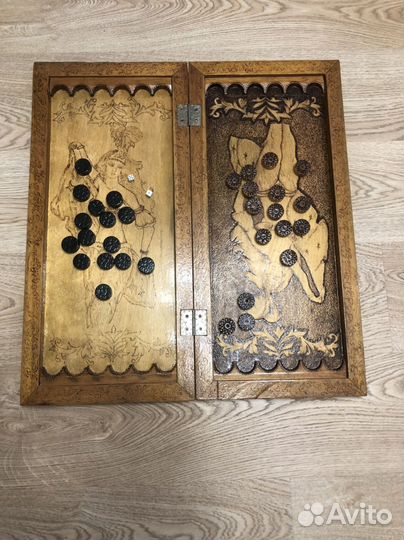 Нарды ручной работы резные