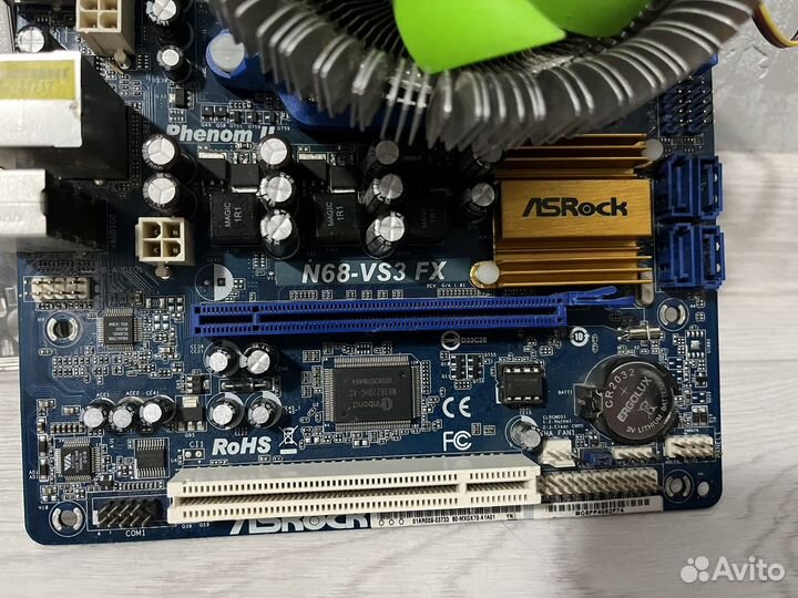 Материнская плата AM3+ с процессором