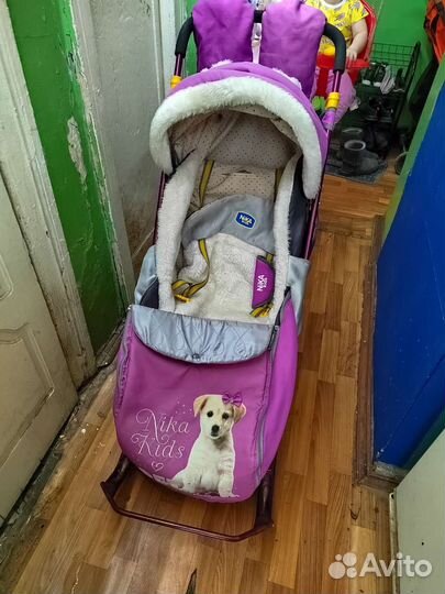 Санки коляска ника 7 3