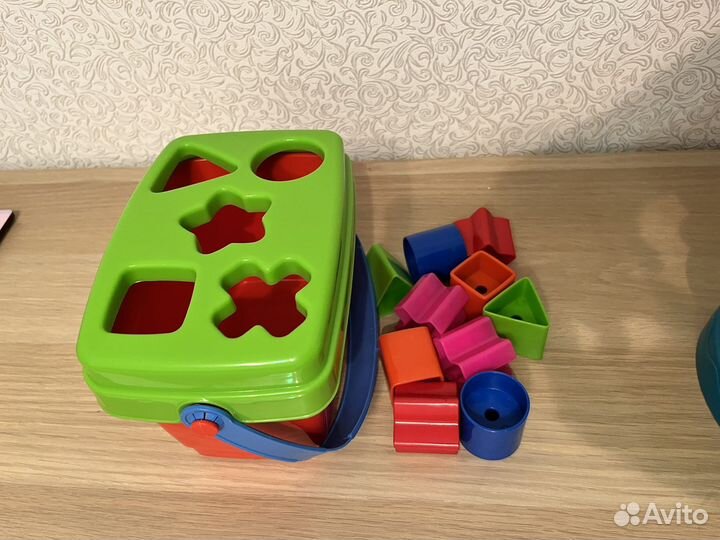 Набор из : Сортер, бизиборд, гаечки