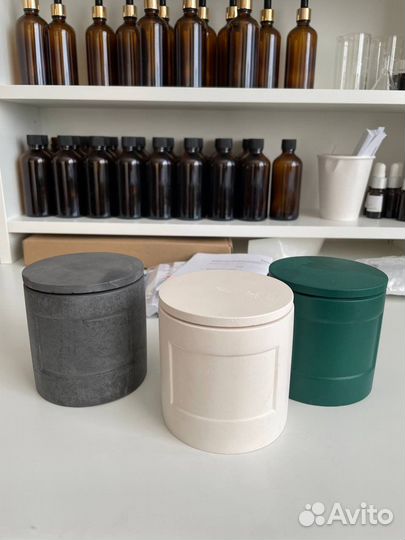 Стаканы для свечей с крышкой