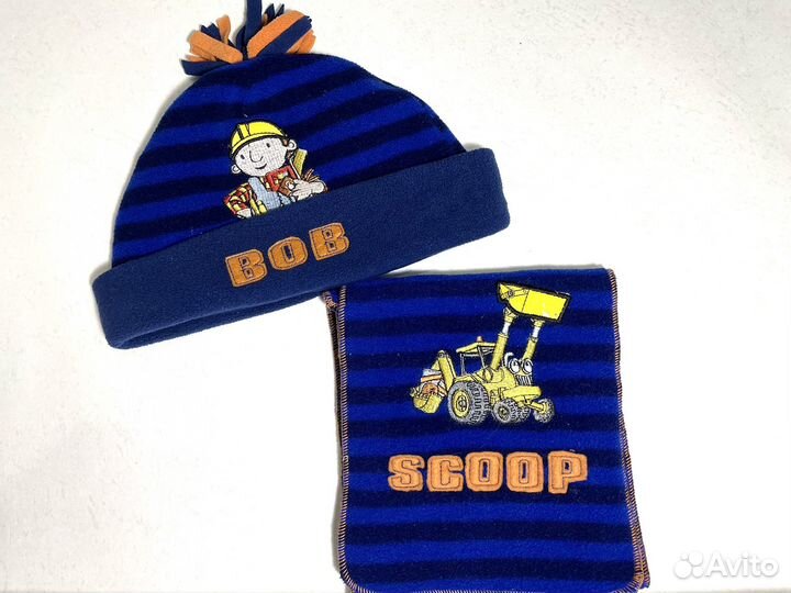 Комплект шапка и шарф для мальчика