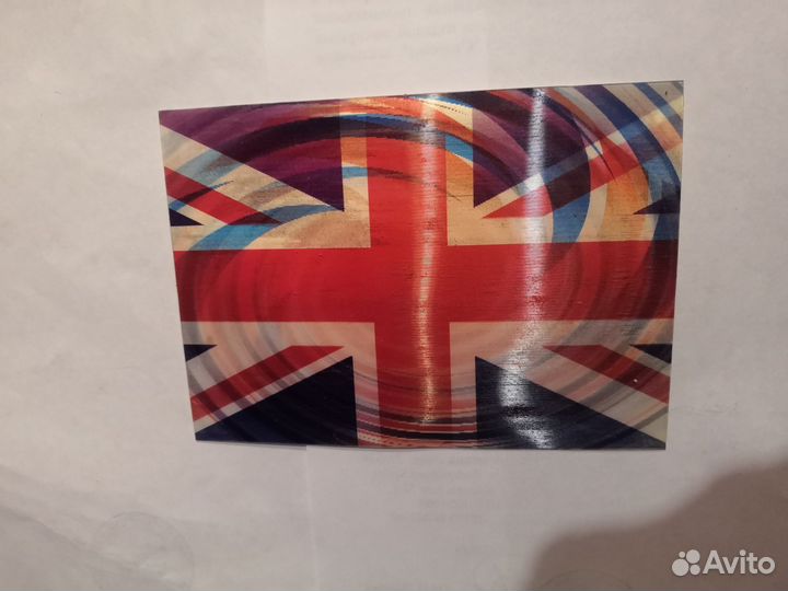 Открытка стерео, переливающаяся