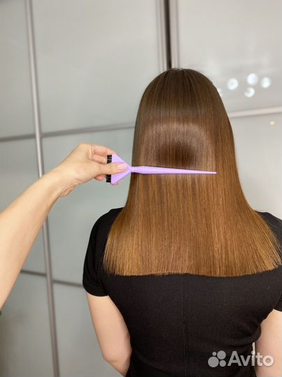 Кератиновое выпрямление