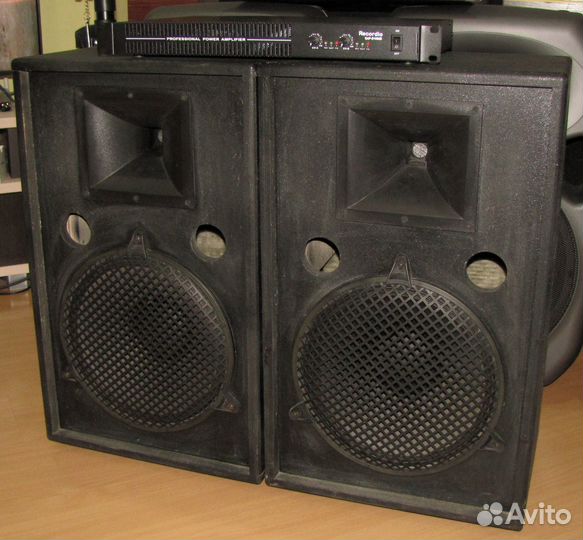 Колонки Frank Audio 1000W 12Pro 2ш Усилитель звука