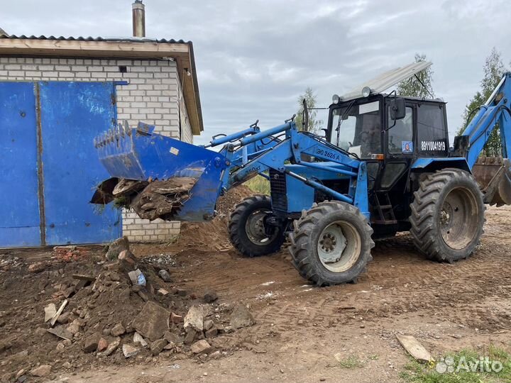 Услуги экскаватора копка канав септика планировка