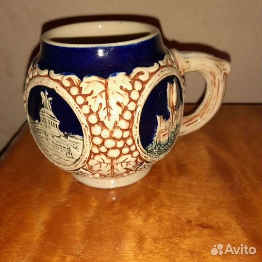 Винтажный бокал под глинтвейн