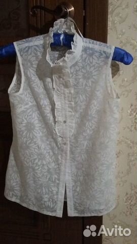 Блуза для девочки школьная