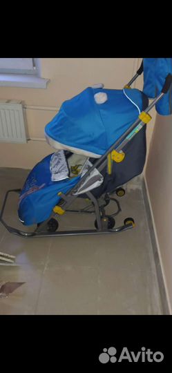 Детские санки коляска