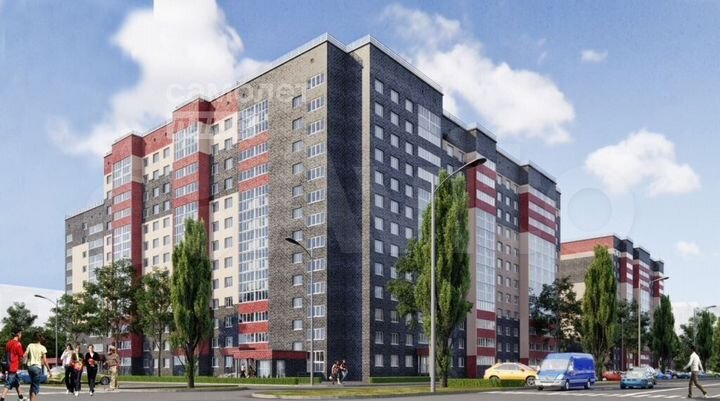2-к. квартира, 53,7 м², 5/14 эт.