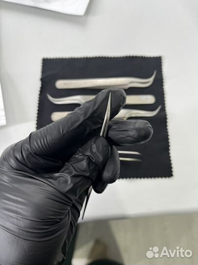 Пинцеты для наращивания пинцет изогнутый