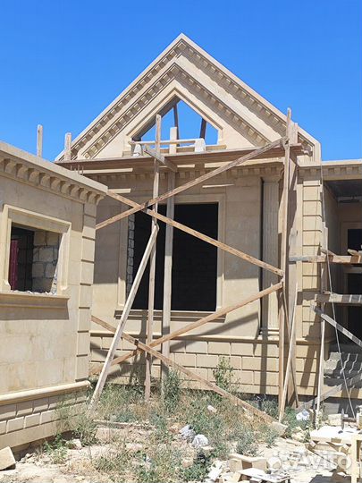 Облицовка дома/ Каякентский камень