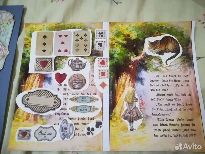 Высечки Вырубки для скрапьукинга Алиса