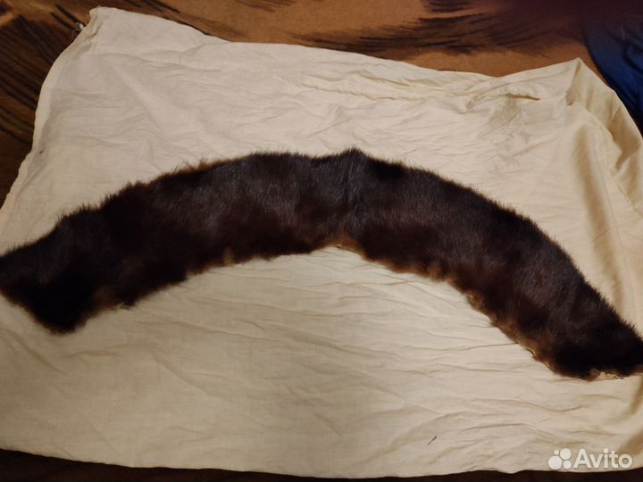 Воротник из меха норки