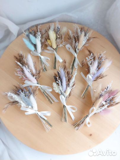 Букет из сухоцветов, мини-букет