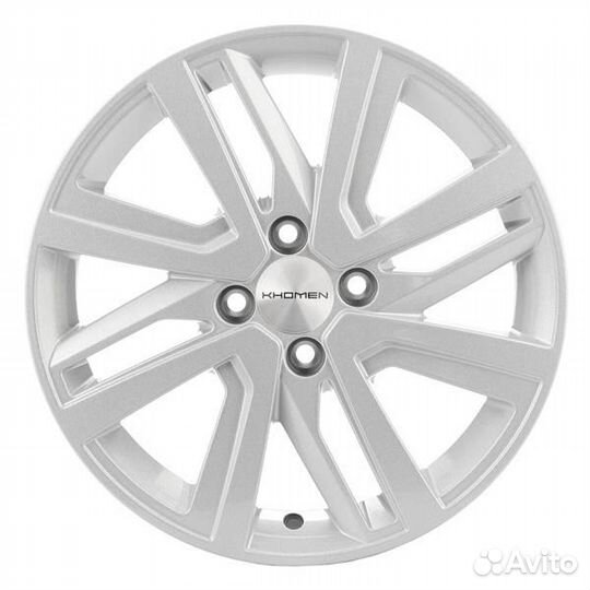 Khomen 1609 : 6x16 4*100 Et:37 Dia:60,1 F-silver