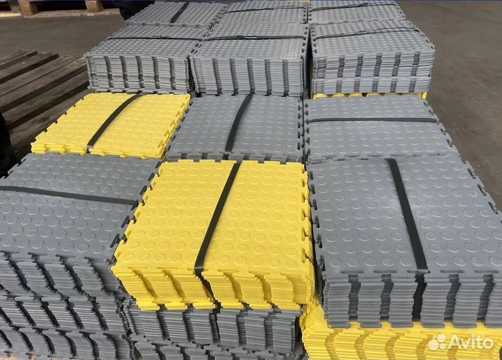 Модульный пол для гаража