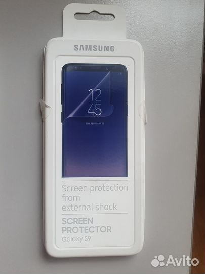 Оригинальные чехлы и пленка на samsung galaxy s9