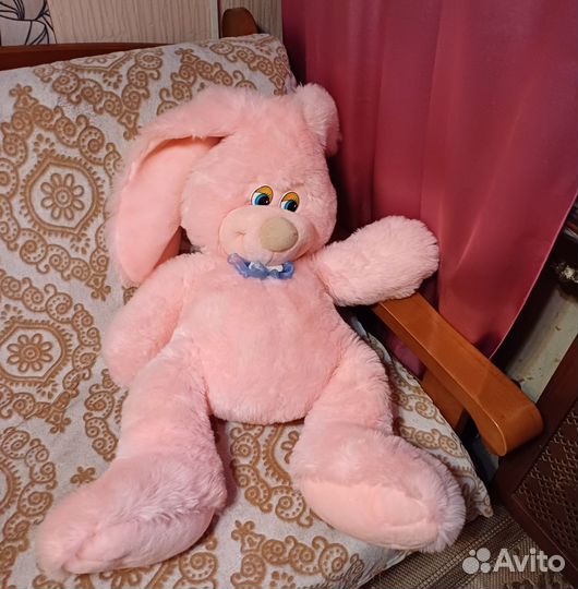 Мягкая игрушка заяц.большой интерьерный