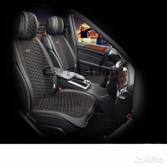 Накидки на сиденья автомобиля Capri (черный)