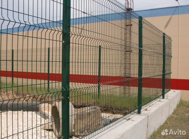 Забор из 3D сетки,ворота быстро