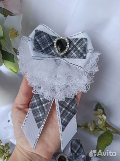 Школьный набор бантиков, ручная работа