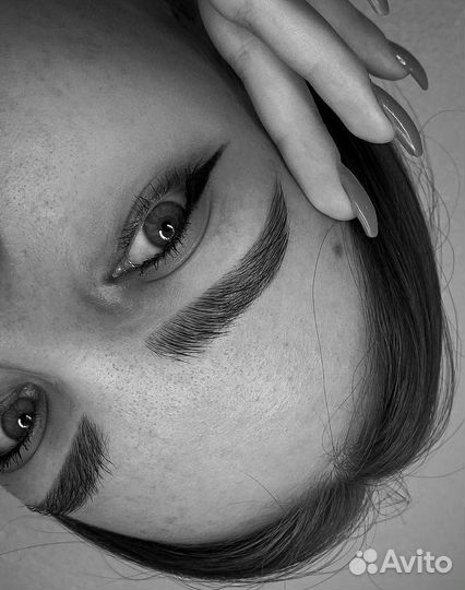 Окрашивание коррекция ламинирование бровей