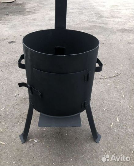 Печь под казан 16л с трубой