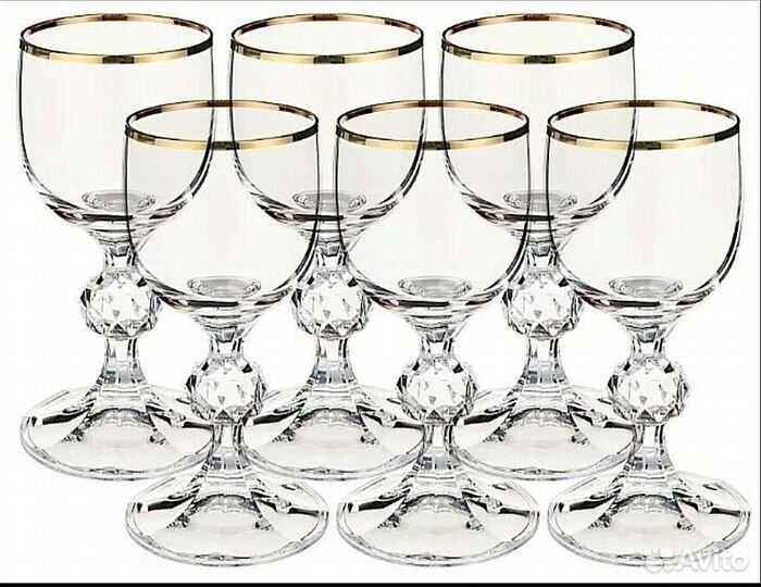 Рюмки Bohemia Claudia 6*50ml