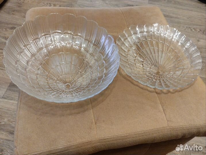 Набор салатников 2 шт. ракушка