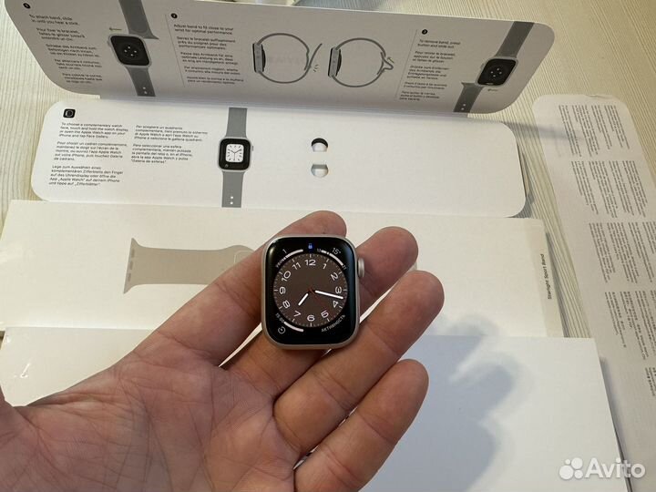 Apple watch 7 41mm Starlight акб100, как новые