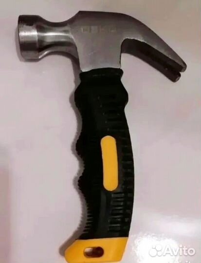 Молоток +гвоздодер deko