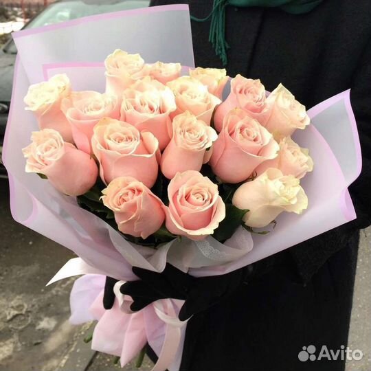 Цветы розы букет